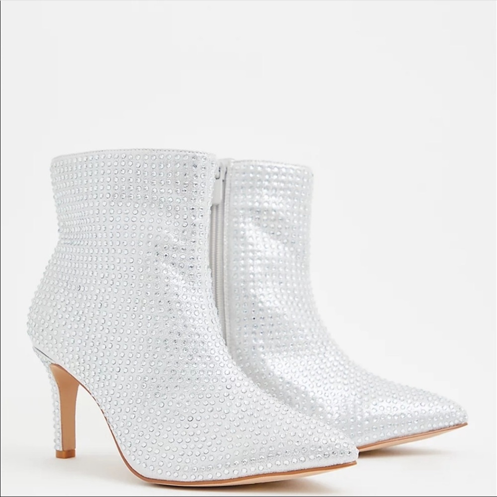 TORRID Jeweled Boots with Pointed Toe